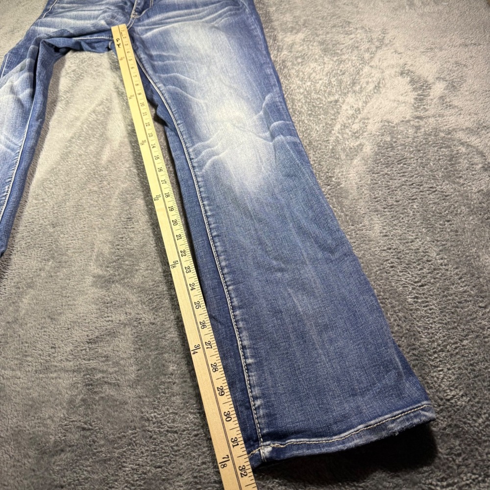 BKE Payton Straight Leg Jeans Womens 31x31.5 Medium Wash Mid Rise Stretch Denim - Picture 6 of 8